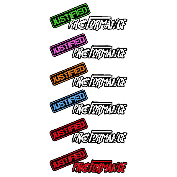 Justified Proformance Vehicle Decal (Large)