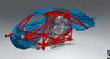 GR86 Road Race Spec – Non-gutted X Door Bar Roll Cage