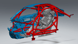 Porsche Boxster 986 Road Race Spec – Non-gutted X Door Bar Roll Cage
