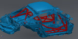 Porsche Cayman 987 Road Race Roll Cage