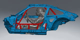 997.1 Porsche 911 Road Race – Ladder Door Bar Roll Cage