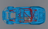 S2000 Drift/Road Race Spec Roll Cage Kit