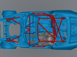 S2000 Drift/Road Race Spec Roll Cage Kit