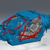 C5 Corvette Road Race Spec Roll Cage Kit