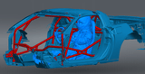 C6 Corvette FD Spec Roll Cage Kit