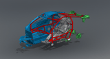 C8 FD Spec Matt Field Edition Roll Cage Kit