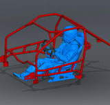 C6 FD Spec MATT FIELD EDITION Roll Cage Kit