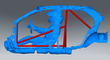 EvoVIII NHRA 8.5 Chromoly Roll Cage