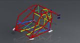 C6 SFI 25.1 / 25.2 Tube Chassis Roll Cage