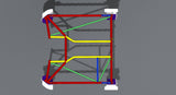 C6 SFI 25.1 / 25.2 Tube Chassis Roll Cage