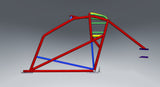 C6 SFI 25.1 / 25.2 Tube Chassis Roll Cage