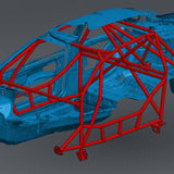 E46 Coupe FD Spec – Non-gutted Ladder Door Bar Roll Cage 𝙄𝙉 𝙎𝙏𝙊𝘾𝙆 – 𝘽𝙇𝘼𝘾𝙆 𝙁𝙍𝙄𝘿𝘼𝙔