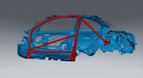 E82 Coupe NHRA 8.5 Chromoly Roll Cage Kit