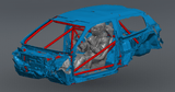 EG Hatch NHRA 8.5 Chromoly Roll Cage Kit