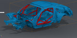 GR86 Road Race Spec – X Door Bar Roll Cage