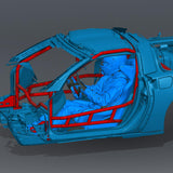C6 FD Spec MATT FIELD EDITION Roll Cage Kit