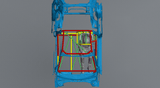 VW Golf MK7 SFI 25.1 Tube Chassis Roll Cage Kit