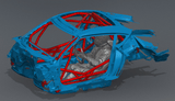 MKV A90 Supra Road Race .095″ – X Door Bar Roll Cage