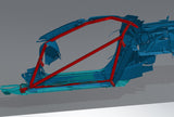 C6 NHRA 8.50 Cert Roll Cage Kit