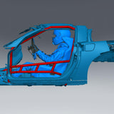 C6 FD Spec MATT FIELD EDITION Roll Cage Kit