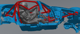 S2000 Road Race Spec – Non-gutted X Door Bar Roll Cage