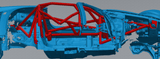 S2000 Road Race Spec – Non-gutted X Door Bar Roll Cage
