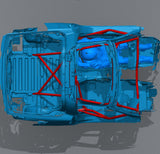 C6 Corvette FD Spec Roll Cage Kit