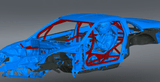 300ZX Rally Spec – X Door Bar Roll Cage