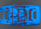 300ZX Rally Spec – X Door Bar Roll Cage