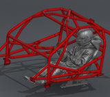 Z34 Road Race Spec – .120″ Non-gutted Door Bar Roll Cage
