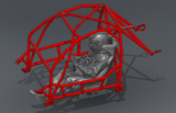 997.1 Porsche 911 Road Race – Ladder Door Bar Roll Cage