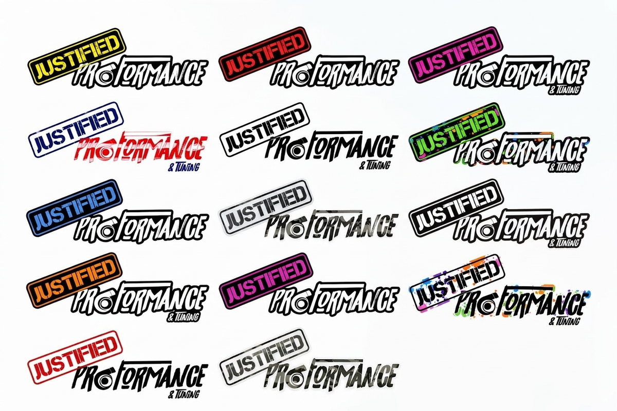 Justified Proformance Vehicle Decal (Small)