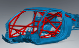 350Z – Road Race X Diagonal Roll Cage Kit .120 wall