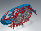 E46 Wagon Party Roll Cage Kit