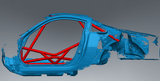 350Z – Road Race X Diagonal Roll Cage Kit
